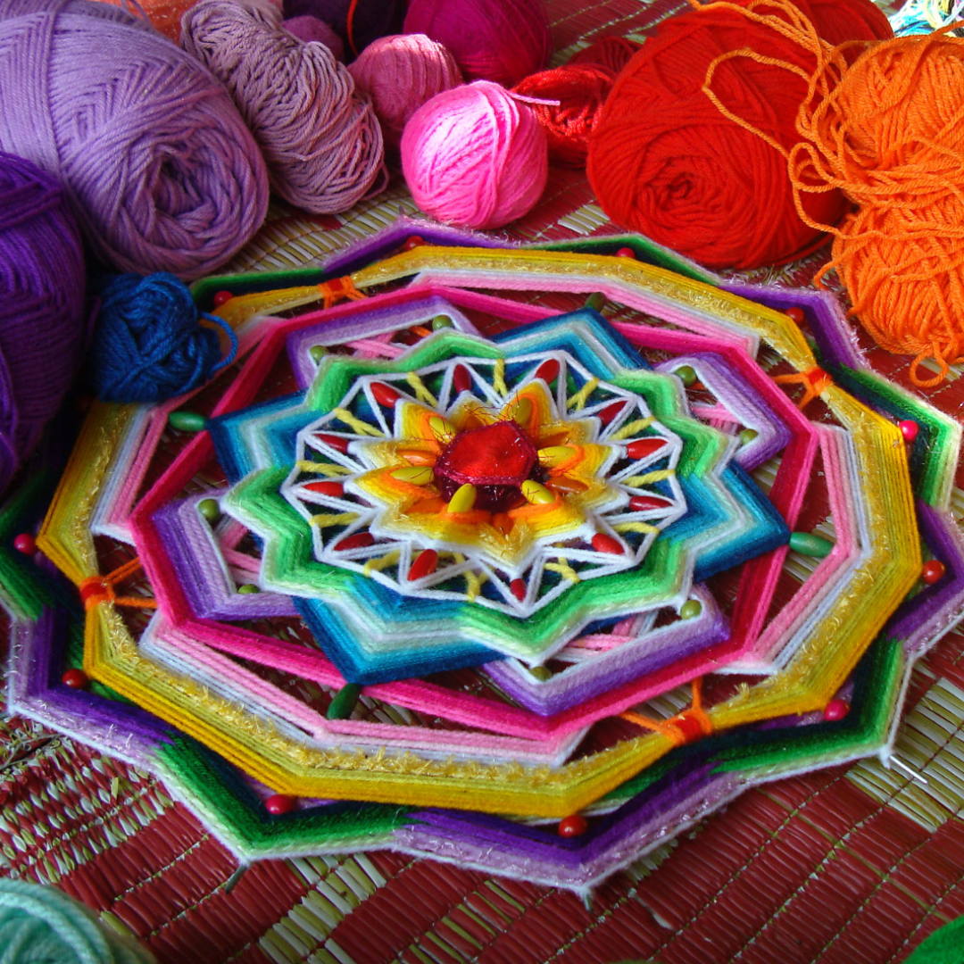 Mandala de lã 2