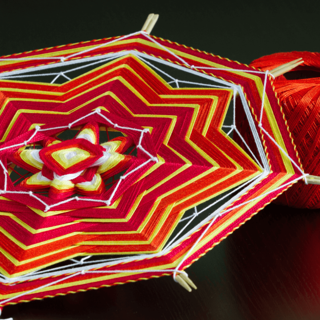 Mandala de lã 1